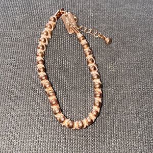 American eagle bracelet adjustable length rose gold